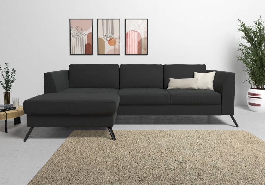 Sit&more Hoekbank Olsen L-vorm inclusief zitdiepteverstelling naar keuze met slaapfunctie 15 cm hoog - Foto 2