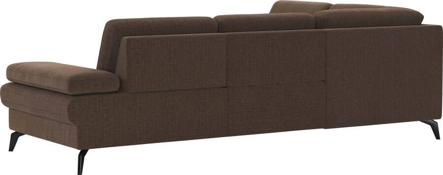 Sit&more Hoekbank Morris L-vorm incl. zitdiepteverstelling optioneel met slaapfunctie en bedbox en verstelling armleuning - Foto 6