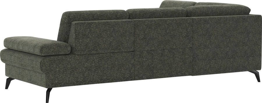 Sit&more Hoekbank Morris L-Form inkl. Sitztiefenverstellung optioneel met slaapfunctie en bedbox en verstelling armleuning - Foto 4