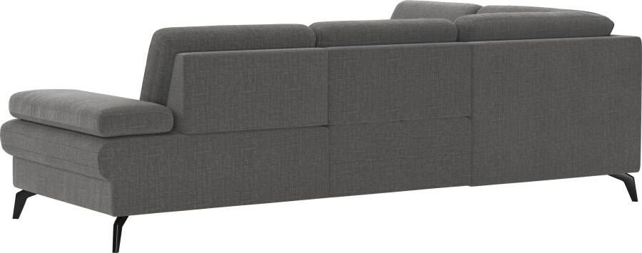 Sit&more Hoekbank Morris L-vorm incl. zitdiepteverstelling optioneel met slaapfunctie en bedbox en verstelling armleuning - Foto 3
