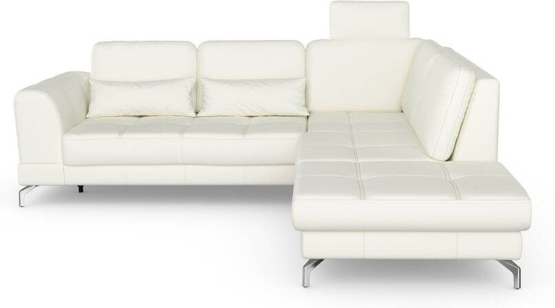 Sit&more Hoekbank Bendigo L-vorm inclusief zitdiepteverstelling bodemvrijheid 12 cm in 2 pootkleuren - Foto 10
