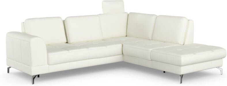 Sit&more Hoekbank Bendigo L-vorm inclusief zitdiepteverstelling bodemvrijheid 12 cm in 2 pootkleuren - Foto 13