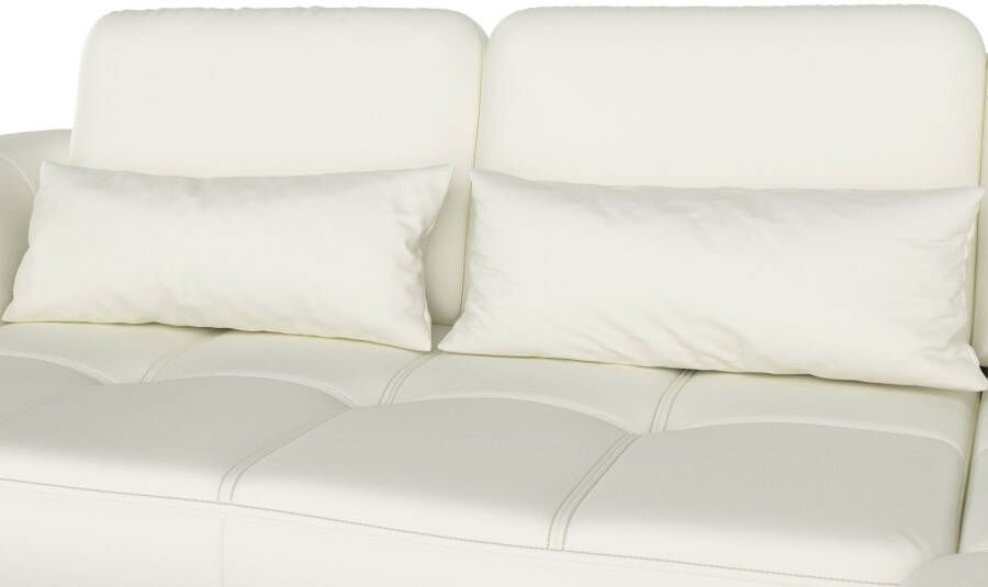 Sit&more Hoekbank Bendigo L-vorm inclusief zitdiepteverstelling bodemvrijheid 12 cm in 2 pootkleuren - Foto 6