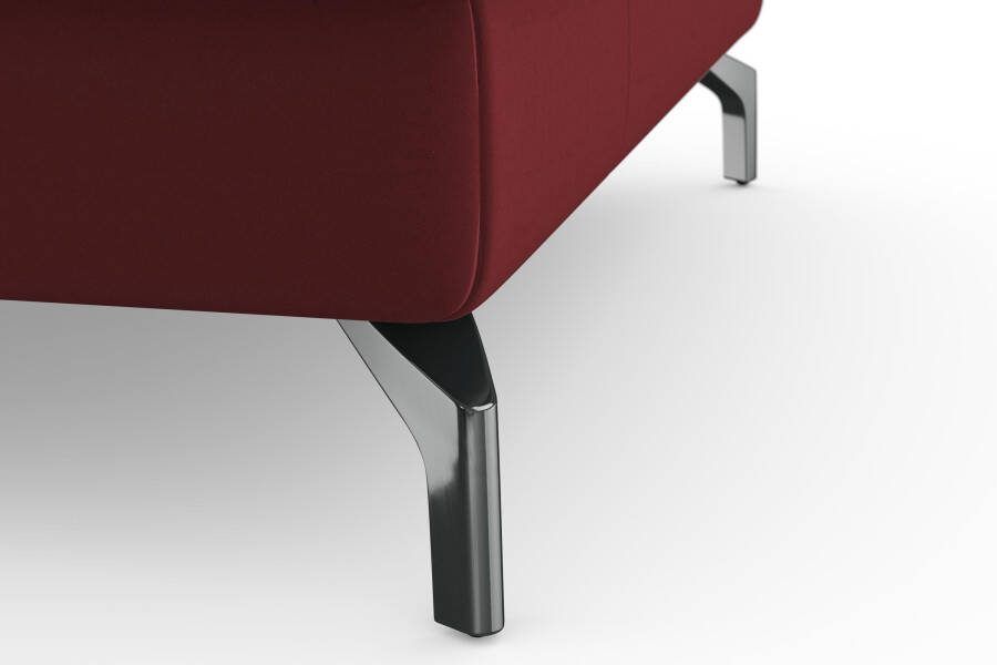 Sit&more Hoekbank Bendigo L-vorm inclusief zitdiepteverstelling bodemvrijheid 12 cm in 2 pootkleuren - Foto 6