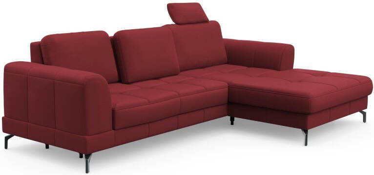 Sit&more Hoekbank Bendigo L-vorm inclusief zitdiepteverstelling bodemvrijheid 12 cm in 2 pootkleuren - Foto 13