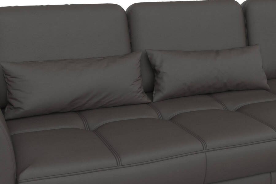 Sit&more Hoekbank Bendigo L-vorm inclusief zitdiepteverstelling bodemvrijheid 15 cm 2 pootkleuren - Foto 5