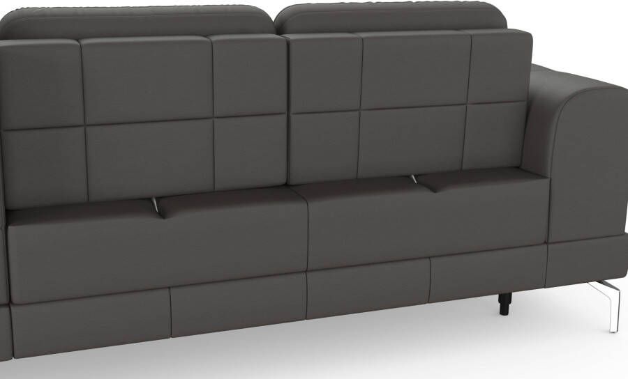 Sit&more Hoekbank Bendigo L-vorm inclusief zitdiepteverstelling bodemvrijheid 15 cm 2 pootkleuren - Foto 9