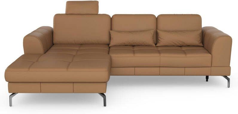 Sit&more Hoekbank Bendigo L-vorm inclusief zitdiepteverstelling bodemvrijheid 15 cm 2 pootkleuren - Foto 11