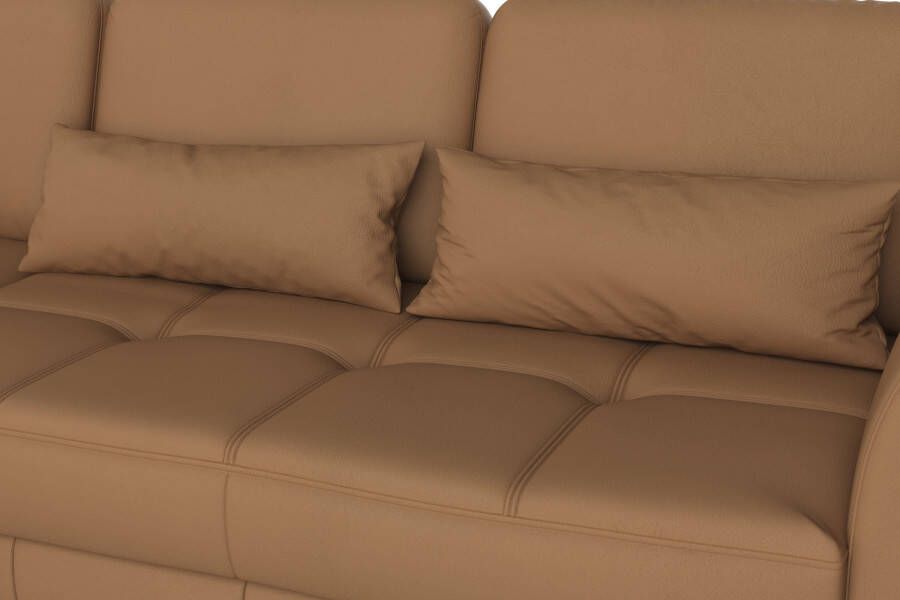 Sit&more Hoekbank Bendigo L-vorm inclusief zitdiepteverstelling bodemvrijheid 15 cm 2 pootkleuren - Foto 4