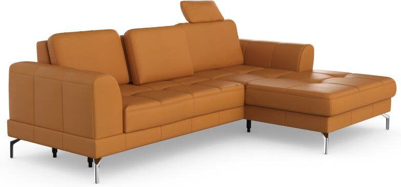 Sit&more Hoekbank Bendigo L-vorm inclusief zitdiepteverstelling bodemvrijheid 15 cm 2 pootkleuren - Foto 13
