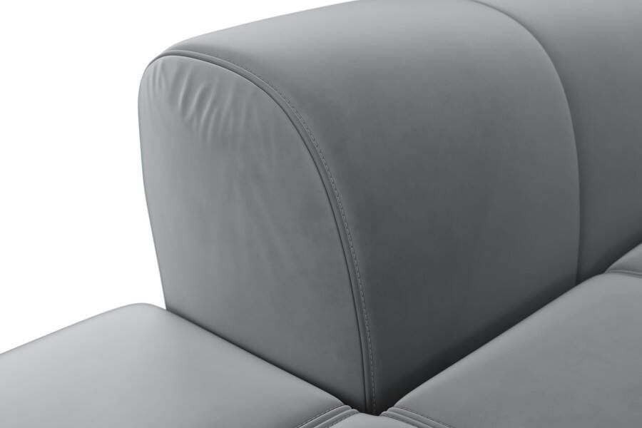 Sit&more Hoekbank Bendigo L-vorm inclusief zitdiepteverstelling bodemvrijheid 15 cm in 2 pootkleuren - Foto 5