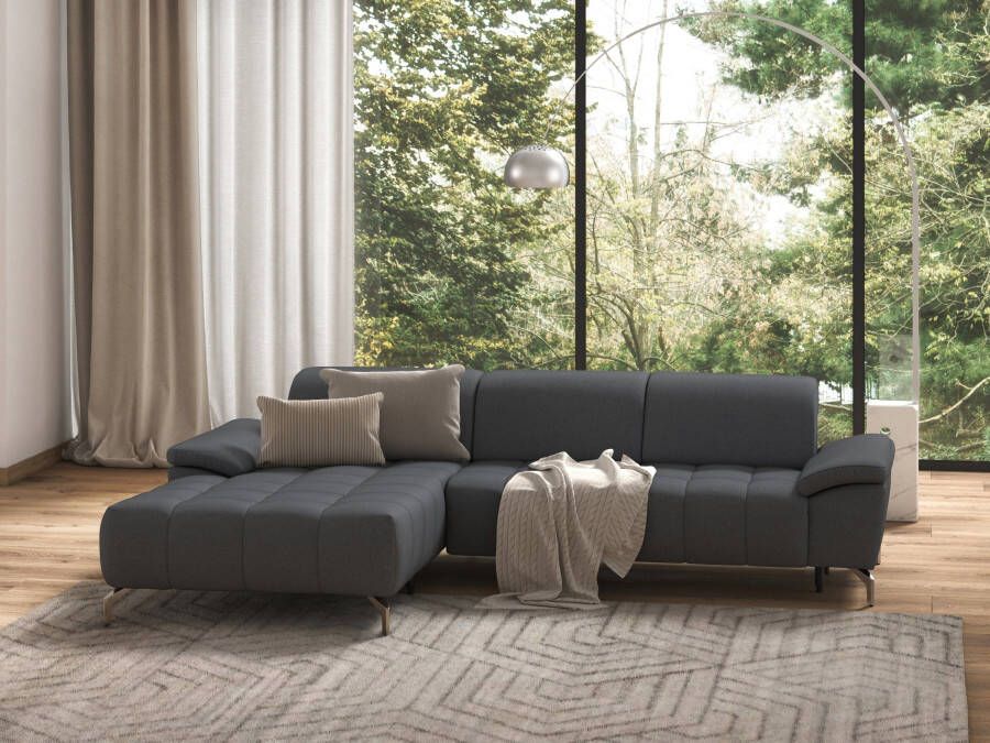 Sit&more Hoekbank Cool L-vorm naar keuze met verstelbare hoofdsteun en uittrekzitting motorisch - Foto 3