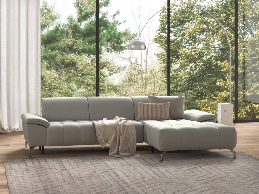 Sit&more Hoekbank Cool L-vorm naar keuze met verstelbare hoofdsteun en uittrekzitting motorisch - Foto 3