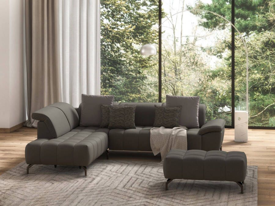 Sit&more Hoekbank Cool L-vorm naar keuze met verstelbare hoofdsteun en uittrekzitting motorisch - Foto 3