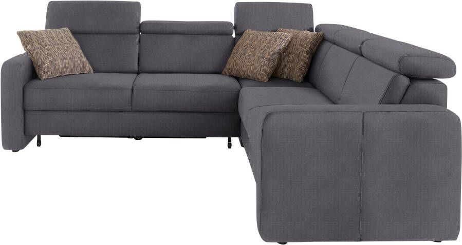 Sit&more Hoekbank Bologna L-vorm Verstelbare hoofdsteun naar keuze met slaapfunctie en lade - Foto 7