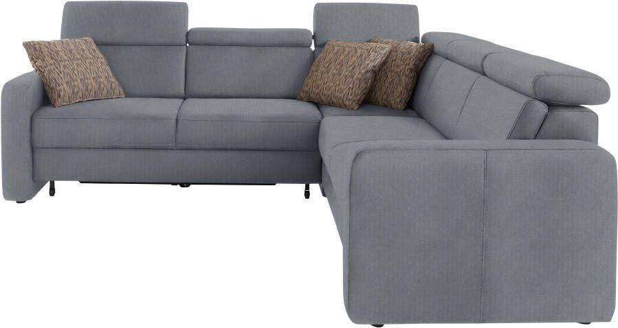 Sit&more Hoekbank Bologna L-vorm Verstelbare hoofdsteun naar keuze met slaapfunctie en lade - Foto 7