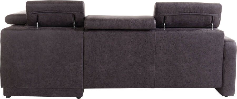 Sit&more Hoekbank Bologna L-vorm Verstelbare hoofdsteun naar keuze met slaapfunctie en lade - Foto 10