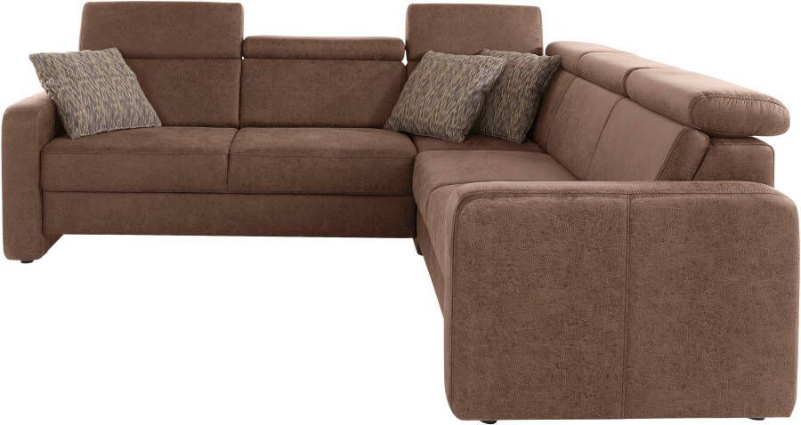 Sit&more Hoekbank Bologna L-vorm Verstelbare hoofdsteun naar keuze met slaapfunctie en lade - Foto 4