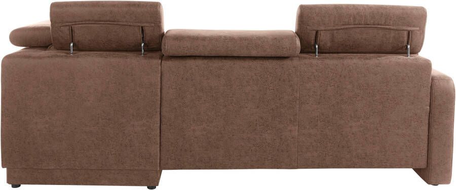 Sit&more Hoekbank Bologna L-vorm Verstelbare hoofdsteun naar keuze met slaapfunctie en lade - Foto 6