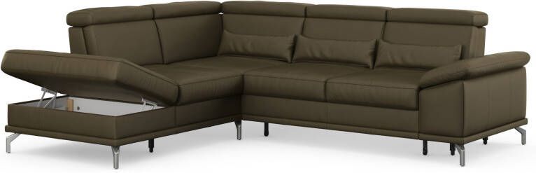 Sit&more Hoekbank Cabrio L-vorm met zitdiepteverstelling arm- en hoofdsteunverstelling - Foto 12