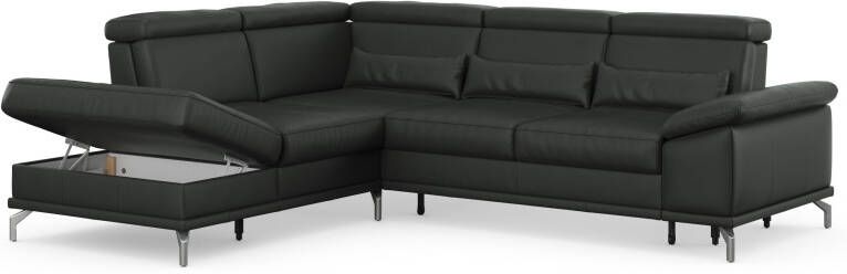 Sit&more Hoekbank Cabrio L-vorm met zitdiepteverstelling arm- en hoofdsteunverstelling - Foto 12