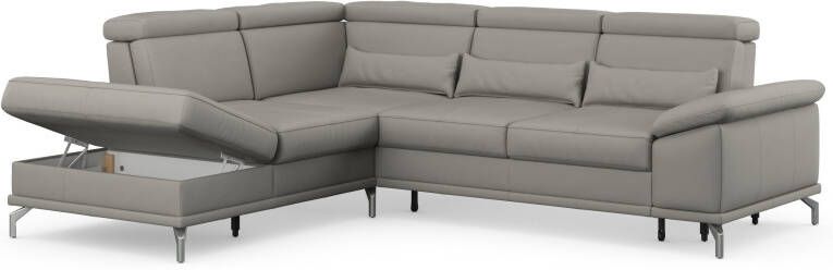 Sit&more Hoekbank Cabrio L-vorm met zitdiepteverstelling arm- en hoofdsteunverstelling - Foto 11