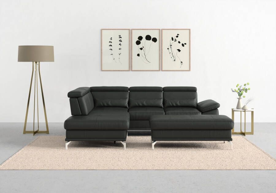Sit&more Hoekbank Cabrio L-vorm met zitdiepteverstelling arm- en hoofdsteunverstelling - Foto 2