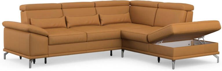 Sit&more Hoekbank Cabrio L-vorm met zitdiepteverstelling arm- en hoofdsteunverstelling - Foto 12