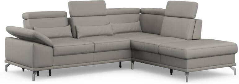 Sit&more Hoekbank Cabrio L-vorm met zitdiepteverstelling arm- en hoofdsteunverstelling - Foto 8
