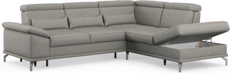 Sit&more Hoekbank Cabrio L-vorm met zitdiepteverstelling arm- en hoofdsteunverstelling - Foto 12
