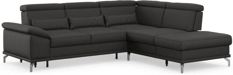 Sit&more Hoekbank Cabrio L-vorm met zitdiepteverstelling arm- en hoofdsteunverstelling - Foto 13