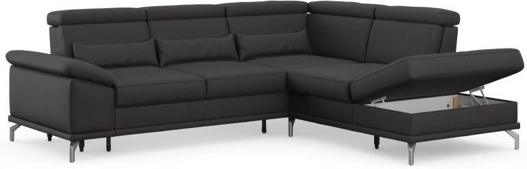 Sit&more Hoekbank Cabrio L-vorm met zitdiepteverstelling arm- en hoofdsteunverstelling - Foto 12