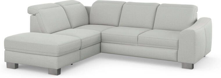 Sit&more Hoekbank Dundee L-vorm met binnenvering en edelstalen poten naar keuze met verstelbare hoofdsteun - Foto 11