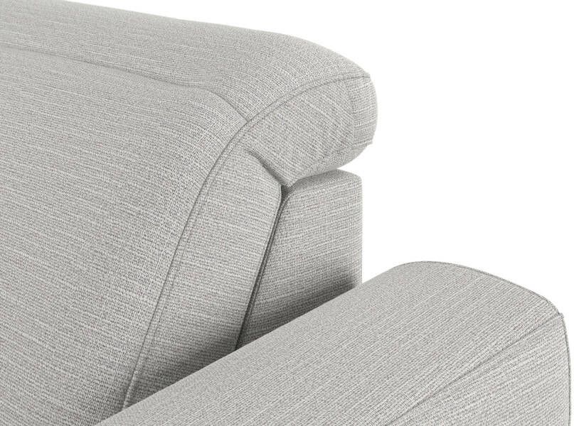 Sit&more Hoekbank Dundee L-vorm met binnenvering en edelstalen poten naar keuze met verstelbare hoofdsteun - Foto 7