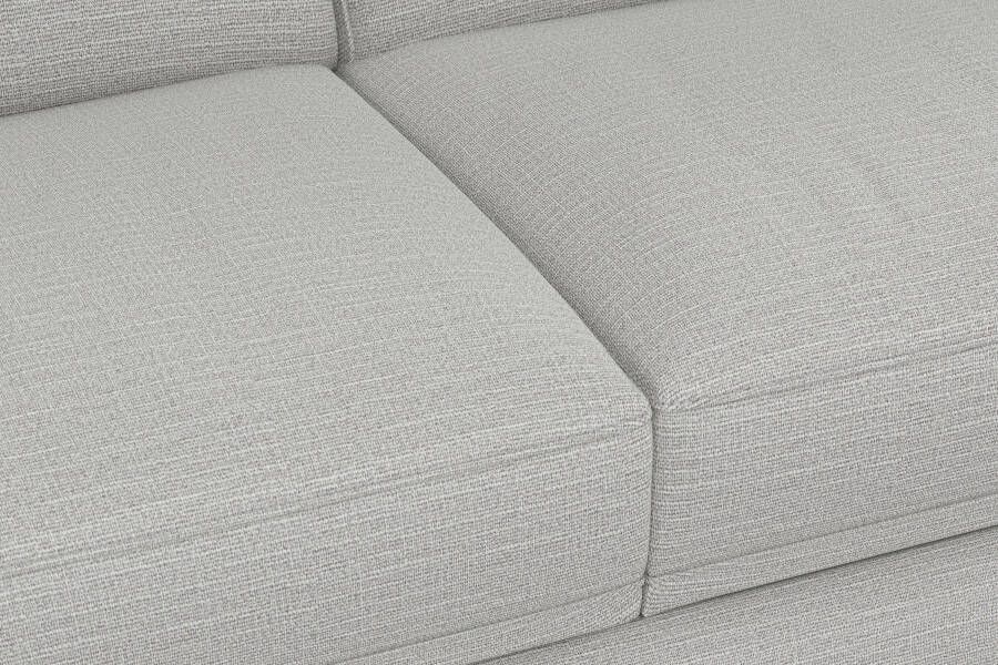 Sit&more Hoekbank Dundee L-vorm met binnenvering en edelstalen poten naar keuze met verstelbare hoofdsteun - Foto 4