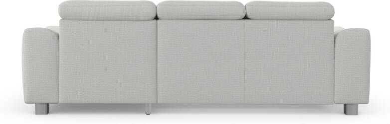 Sit&more Hoekbank Dundee L-vorm met binnenvering en edelstalen poten naar keuze met verstelbare hoofdsteun - Foto 12