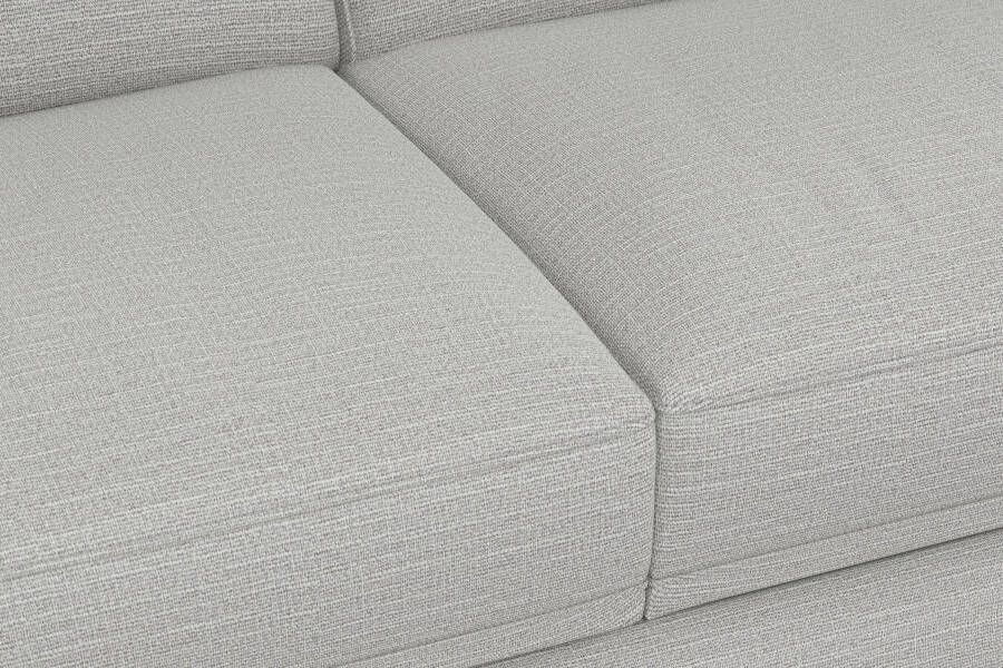 Sit&more Hoekbank Dundee L-vorm met binnenvering en edelstalen poten naar keuze met verstelbare hoofdsteun - Foto 4