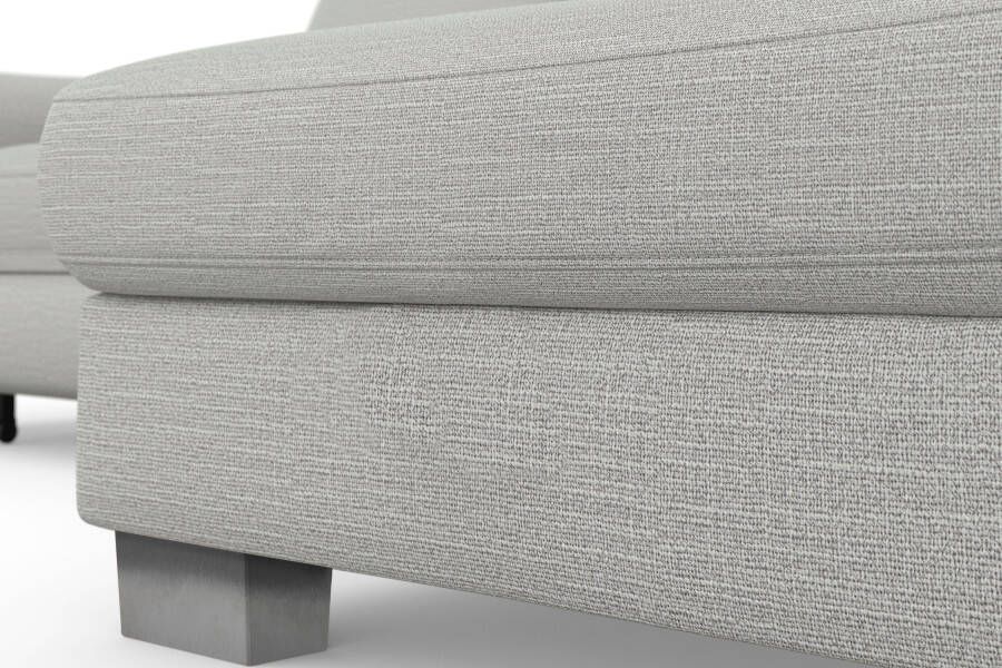 Sit&more Hoekbank Dundee L-vorm met binnenvering en edelstalen poten naar keuze met verstelbare hoofdsteun - Foto 5