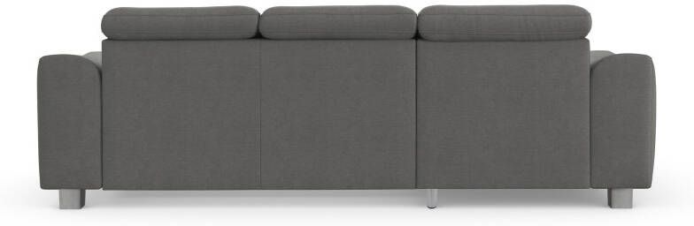 Sit&more Hoekbank Dundee L-vorm met binnenvering en edelstalen poten naar keuze met verstelbare hoofdsteun - Foto 11