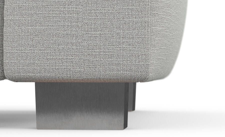 Sit&more Hoekbank Dundee L-vorm met binnenvering en edelstalen poten naar keuze met verstelbare hoofdsteun - Foto 5