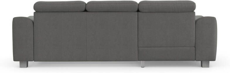 Sit&more Hoekbank Dundee L-vorm met binnenvering en edelstalen poten naar keuze met verstelbare hoofdsteun - Foto 14