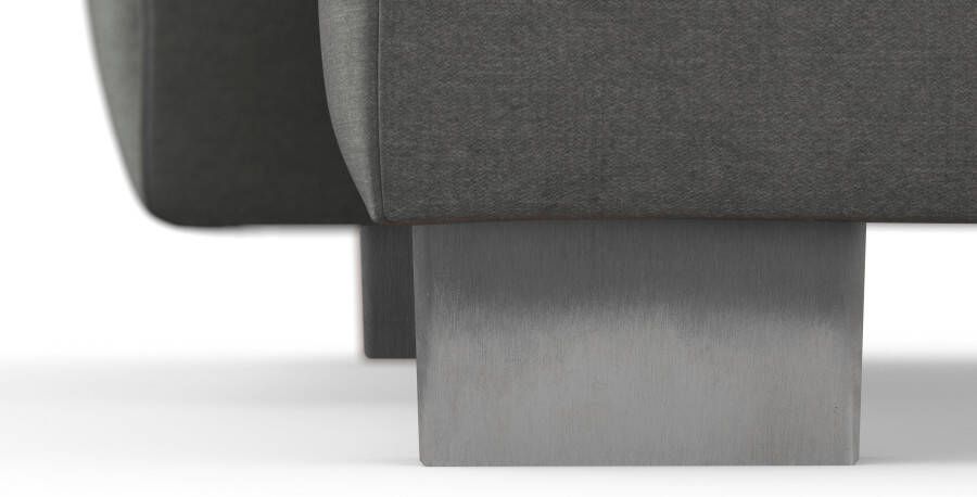 Sit&more Hoekbank Dundee L-vorm met binnenvering en edelstalen poten naar keuze met verstelbare hoofdsteun - Foto 9