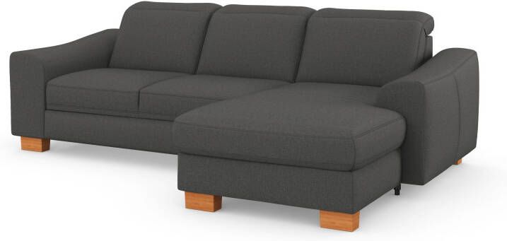 Sit&more Hoekbank Dundee L-vorm met binnenvering en massief houten poten naar keuze met verstelbare hoofdsteun - Foto 10