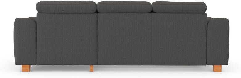 Sit&more Hoekbank Dundee L-vorm met binnenvering en massief houten poten naar keuze met verstelbare hoofdsteun - Foto 11