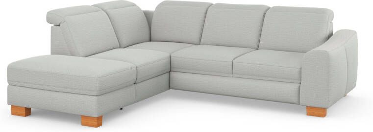 Sit&more Hoekbank Dundee L-vorm met binnenvering en massief houten poten naar keuze met verstelbare hoofdsteun - Foto 10