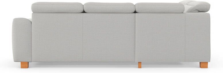 Sit&more Hoekbank Dundee L-vorm met binnenvering en massief houten poten naar keuze met verstelbare hoofdsteun - Foto 11