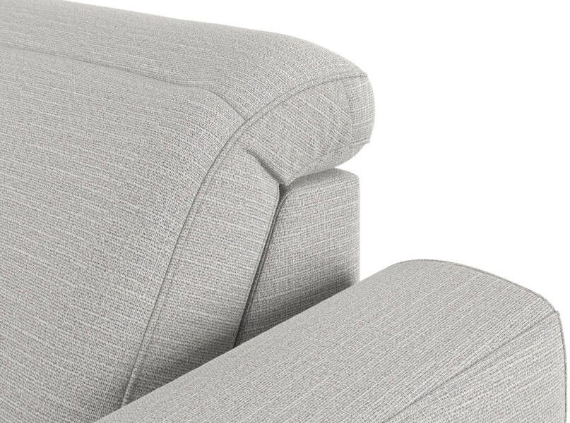 Sit&more Hoekbank Dundee L-vorm met binnenvering en massief houten poten naar keuze met verstelbare hoofdsteun - Foto 7