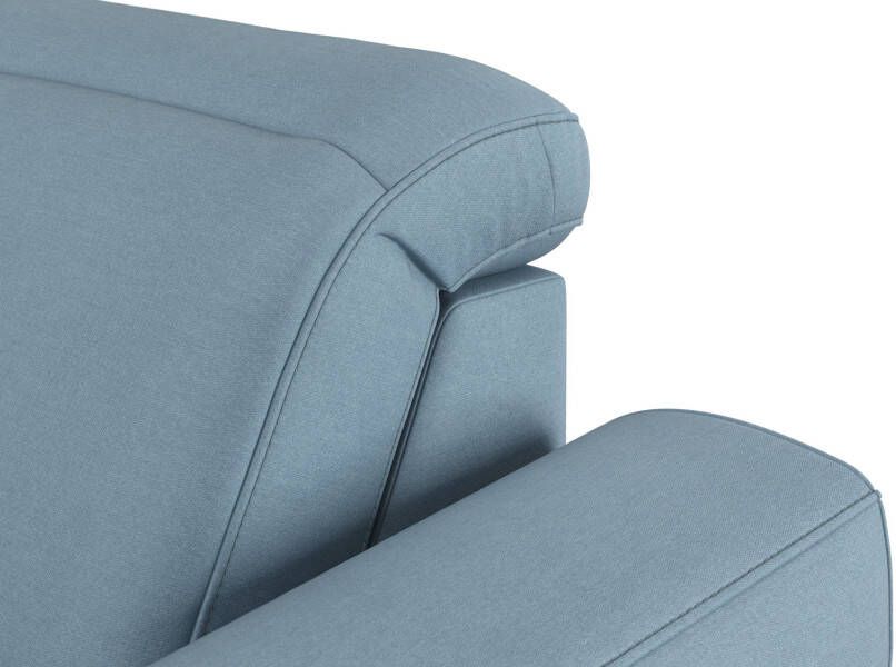 Sit&more Hoekbank Dundee L-vorm met binnenvering en massief houten poten naar keuze met verstelbare hoofdsteun - Foto 6