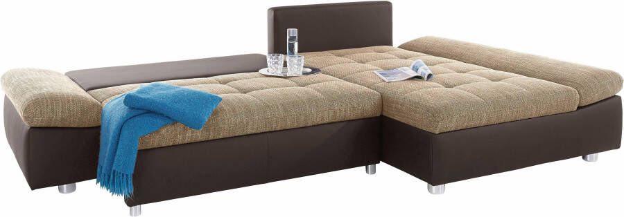 Sit&more Hoekbank Fabona naar keuze met slaapfunctie bedkist beweegbare armleuning - Foto 5