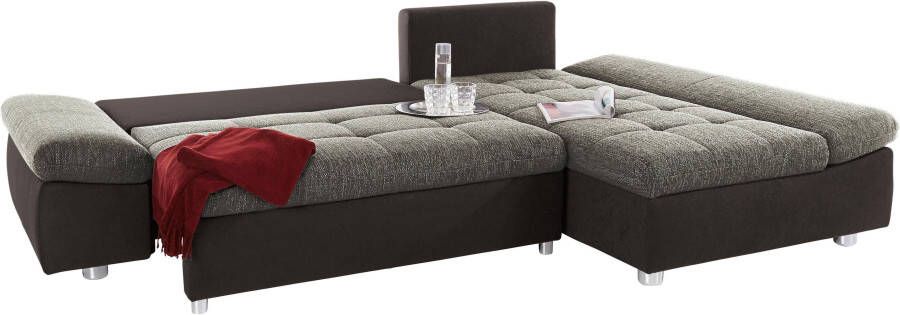 Sit&more Hoekbank Fabona naar keuze met slaapfunctie bedkist beweegbare armleuning - Foto 5